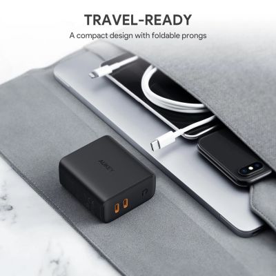3. AUKEY PA-D2 36W 2XUSB-C PD WALL CHARGER
