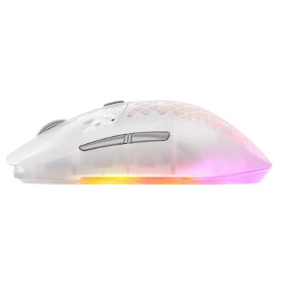 3. Steelseries Aerox 3 Wireless Gen 2 Gaming Mouse Right Side RF Wireless + Bluetooth Optical 26000 DPI