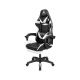 Kruger&Matz Gx-150 Gaming Chair, Black and White