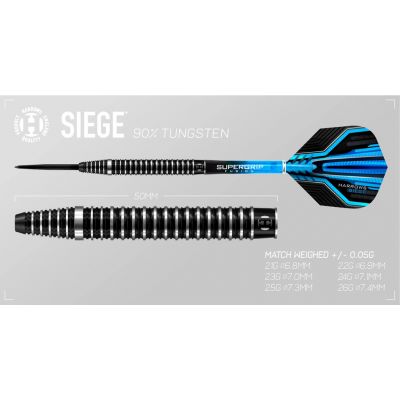 14. Harrows Siege Darts 90% Steeltip HS-TNK-000016027