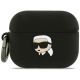 Karl Lagerfeld Silicone Karl Head 3D Case for AirPods Pro 3 - Black