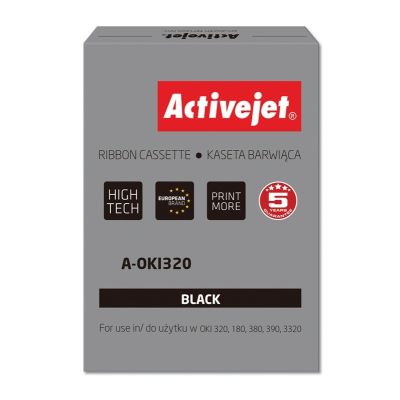Activejet A-OKI320 Ink Ribbon (replaces OKI 9002303; Supreme; black)