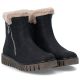 4. Women's insulated black ankle boots Rieker Y3481-01