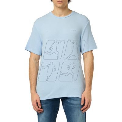 T-shirt Boss Rib Azzurro M 50509328-450