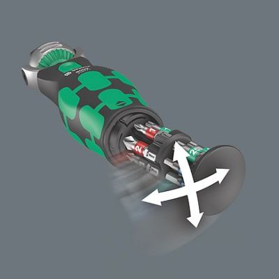 6. WERA 3/8" Ratchet Bit Set 18-Piece Zyklo