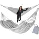GARDEN HAMMOCK 2-PERSON 200X150CM WITH COVER GRAY 1039053
