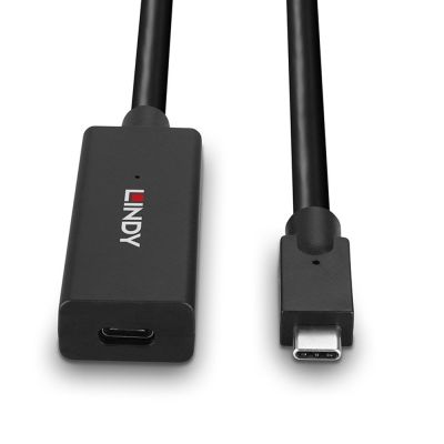4. Lindy 43364 USB Cable USB 3.2 Gen 2 (3.1 Gen 2) 5m USB C 10 Gbit/s Black