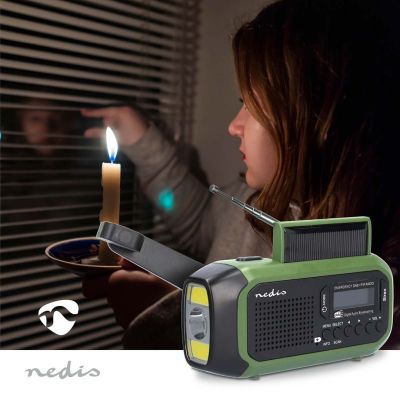 2. Nedis RDDBCR2000GN Portable Digital Radio Black, Green