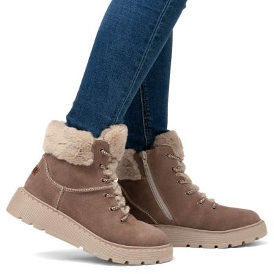 4. Rieker 70402-24 W RKR753 Fur Ankle Boots