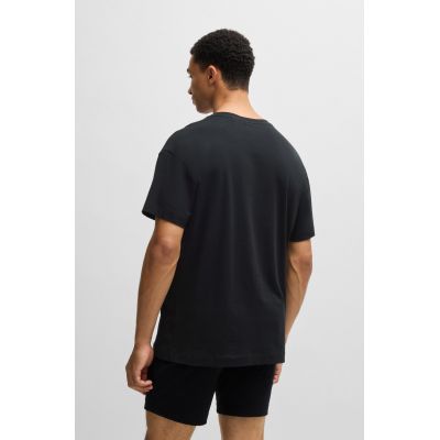 4. Hugo Loungewear Laze NERO Men's T-Shirt (50525236-001)