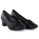 3. Women's openwork black pumps Jezzi 233-12