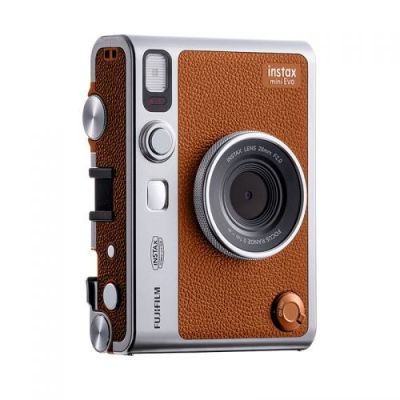 8. Fujifilm Instax Mini Evo 1/5" Instant Camera 2560x1920px CMOS Brown