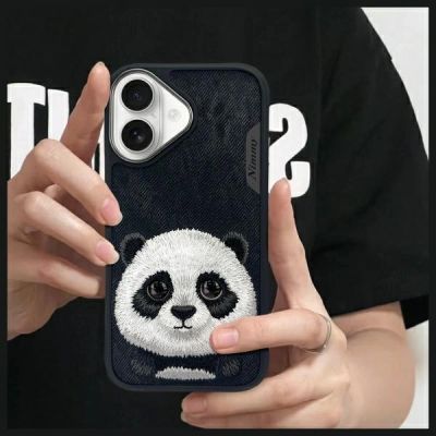 11. Nimmy Big Eyed Pet 2.0 Panda case for iPhone 16 - black