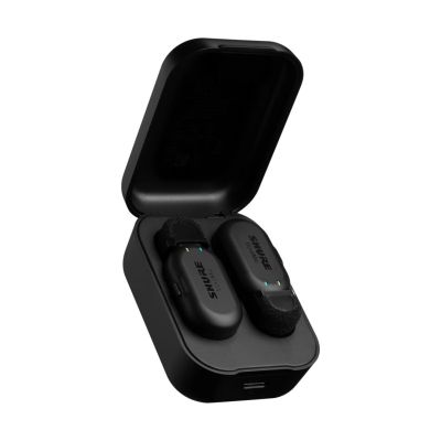 Shure MV-TWO-Z6 - Two MoveMic MV-LAV wireless microphones, charging case