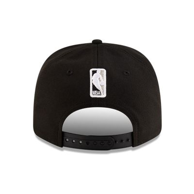 6. New Era 9SEVENTY San Antonio Spurs NBA Team Black Stretch Snapback Cap - 60755445