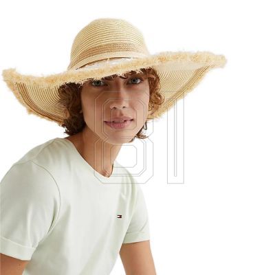 9. Tommy Hilfiger H Summer Straw Hat W AW0AW11803