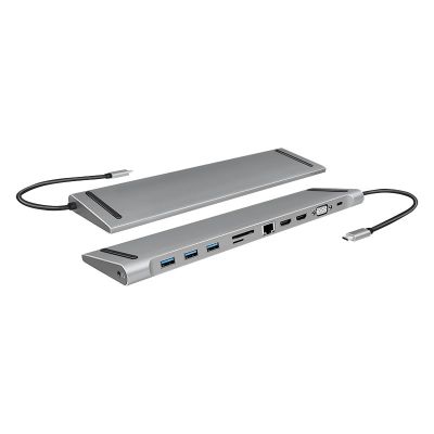 2. LogiLink UA0373 - Wired - USB 3.2 Gen 1 (3.1 Gen 1) Type-C - 100 W - 3.5 mm - 10,100,1000 Mbit/s - Aluminum