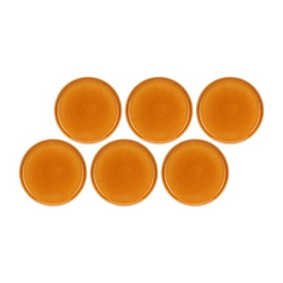 ROSE&TULIPANI ARPEGGIO Set of 6 dinner plates 25 cm, orange
