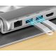 4. UNITEK LAPTOP STAND + USB-C HUB, HDMI 1.4, 4K, PD 100W