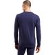 2. Odlo BL TOP crew neck l/s MERINO 200 long sleeve thermal underwear size M Blue
