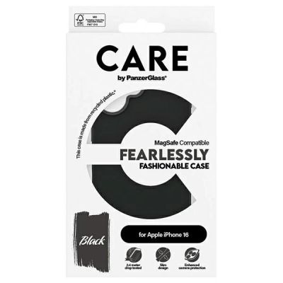 4. CARE by PanzerGlass Fashion Case iPhone 16 6.1" black/black MagSafe 1377