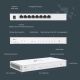 10. TP-Link Festa FS308G Managed L2/L2+ Gigabit Ethernet (10/100/1000) PoE Support White