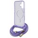6. Guess Crossbody Cord Script MagSafe iPhone 16 Case - Purple
