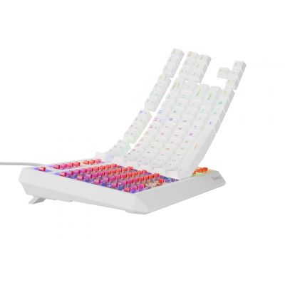 3. GENESIS Thor 230 TKL Keyboard Gaming USB + RF Wireless + Bluetooth QWERTY US English White