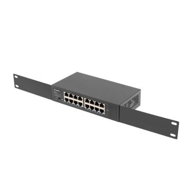 3. LANBERG SWITCH RSGE-16 RACK 10"/19" (16-PORT, 1GB)