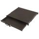 9. Keyboard shelf with lock 19" 1U Digitus black RAL 9005