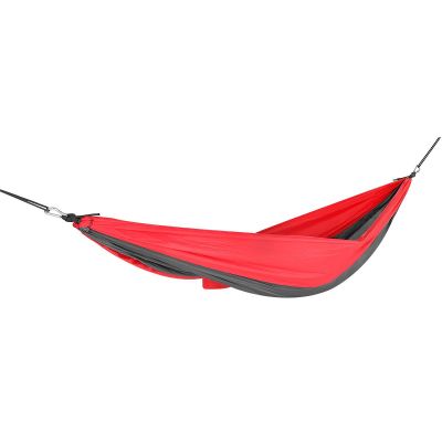 13. TOURIST HAMMOCK 2 PERSON 270X140CM BLACK AND RED