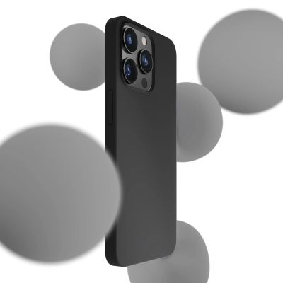 9. 3mk Silicone Case for iPhone 16 Pro Max - Black