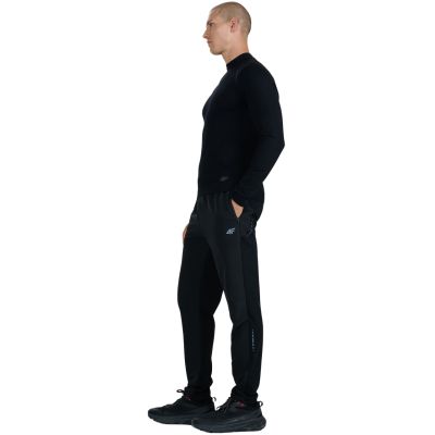 4. Men's trousers 4F FNK M0930 deep black 4FWAW25TFTRM0930 20S