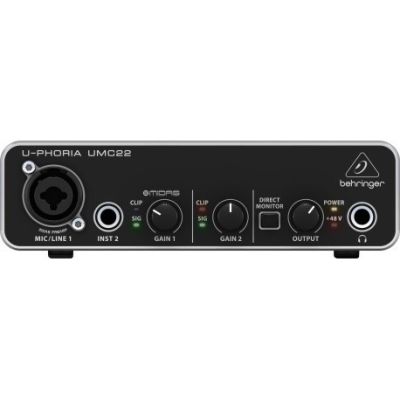 7. Behringer UMC22 - USB audio interface