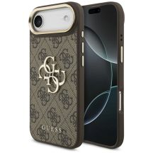 Guess 4G Big 4G Classic Logo Case for iPhone Air - Brown and Gold