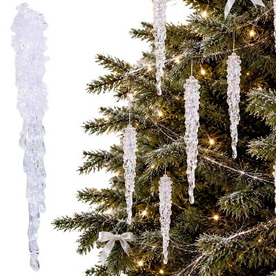 SAFE PLASTIC BALL FORM ICICULAR height: 21CM 7PCS MICA
