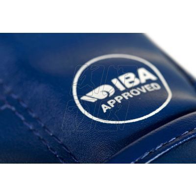 8. adidas Iba Cactus Leather Boxing Gloves ADIIBAG1C-Blue