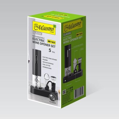 4. USB Electric Wine Corkscrew MAESTRO MR-1623