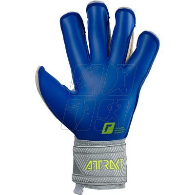 3. Reusch Attrakt Gold X Evolution Cut Finger Support M 52 70 950 6006 goalkeeper gloves