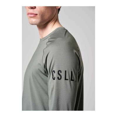4. CASALL M Rapidry Long Sleeve T-shirt sage gray