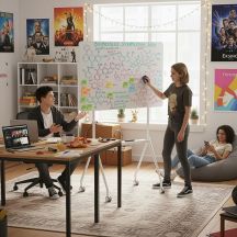 Ergo Office mobile dry-erase board, landscape orientation, white, single-sided, with shelf, board dimensions 1190x790mm, ER-306