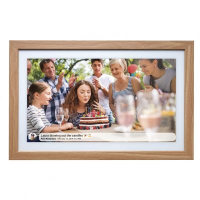 10. Denver PFF-2162LW Digital Photo Frame Light Brown 54.6 cm (21.5") Touchscreen Wi-Fi