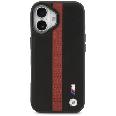 3. BMW M Perforated Stripe Logo MagSafe Case for iPhone 17 - Red
