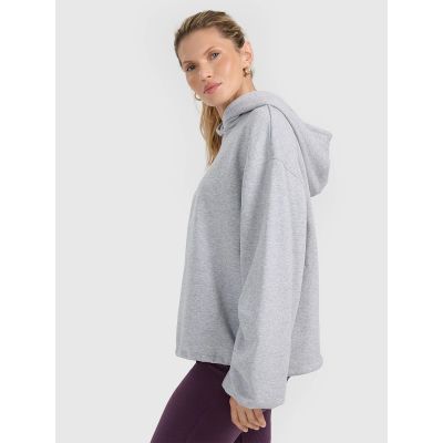 3. Women's sweatshirt with hood, open, 4F 4FRAW25TSWSF2462-26M