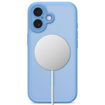 4. Tech-Protect MagPeak MagSafe CC Case for iPhone 17 – Matte Blue