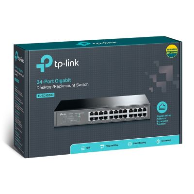 14. Switch TP-LINK TL-SG1024D (24x 10/100/1000Mbps)