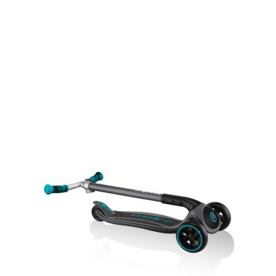 20. Globber Master Prime 3-Wheel Scooter / Black - Teal 664-105