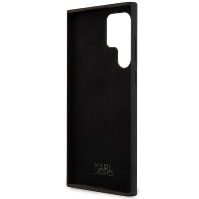 7. Karl Lagerfeld Silicone Choupette case for Samsung Galaxy S24 Ultra - black