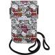4. Hello Kitty Leather Tags Graffiti Cord bag - beige