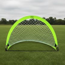 Pop-up soccer training goal - neon green (M) 120x80x80 cm